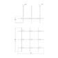 SONNEMAN Labyrinth 74" Square Medium LED Brass White Optical Acrylic Chandelier