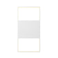 SONNEMAN Light Frames 14" Integral LED Textured White Aluminum Shade Up/Down Wall Sconce