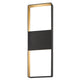SONNEMAN Light Frames 21" Integral LED Textured Bronze Aluminum Shade Up/Down Wall Sconce