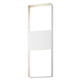 SONNEMAN Light Frames 21" Integral LED Textured White Aluminum Shade Up/Down Wall Sconce