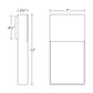 SONNEMAN Light Frames Integral LED Textured White Aluminum Shade Downlight Wall Sconce