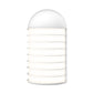 SONNEMAN Lighthouse 1-Light LED Big Textured White Optical Acrylic Shade Wall Sconce