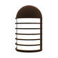SONNEMAN Lighthouse 1-Light LED Short Textured Bronze Optical Acrylic Shade Wall Sconce