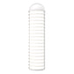 SONNEMAN Lighthouse 1-Light LED Tall Textured White Optical Acrylic Shade Wall Sconce