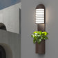 SONNEMAN Lighthouse 1-Light LED Textured Bronze Optical Acrylic Shade Wall Sconce