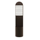 SONNEMAN Lighthouse 1-Light LED Textured Bronze Optical Acrylic Shade Wall Sconce