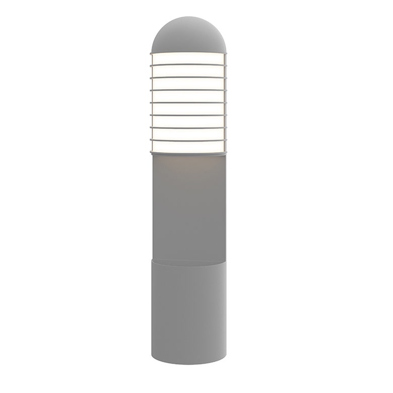 SONNEMAN Lighthouse 1-Light LED Textured Gray Optical Acrylic Shade Wall Sconce