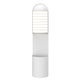 SONNEMAN Lighthouse 1-Light LED Textured White Optical Acrylic Shade Wall Sconce