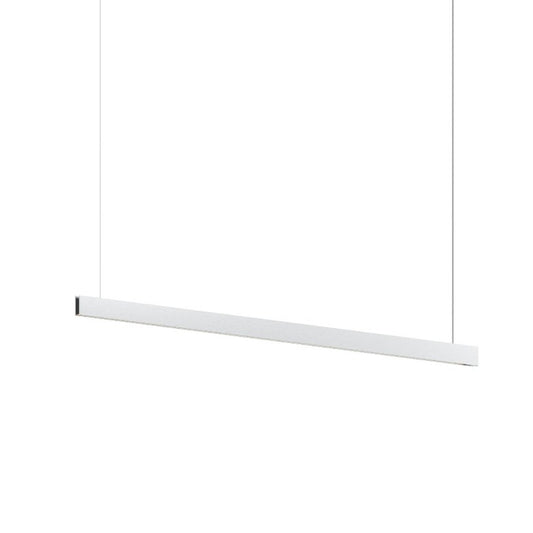 SONNEMAN Lithe 72" 2-Sided 1-Light LED Natural Anodized Aluminum Shade Linear Suspension Pendant Light