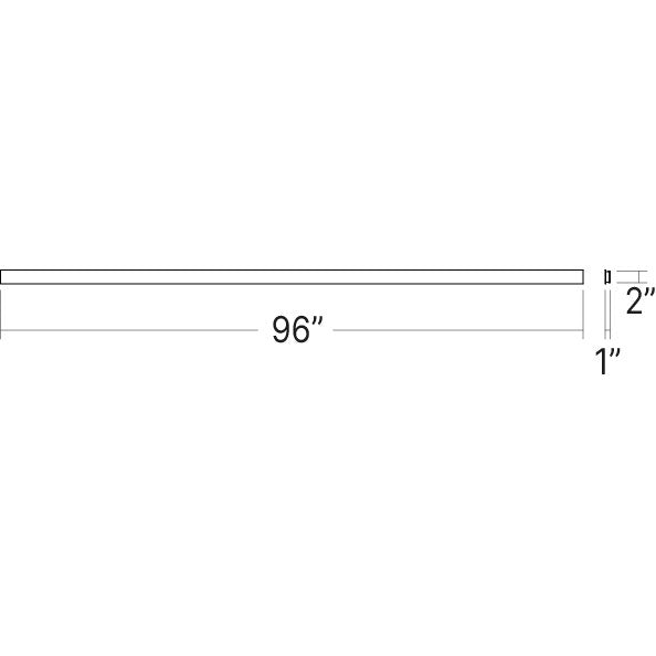 SONNEMAN Lithe 8' 2-Sided Light LED Natural Anodized Wall Vanity Lamp