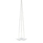 SONNEMAN Little Cloud LED Bulb Textured White Uplight Pendant Light With 10' Cord Length