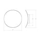 SONNEMAN Malibu Discs 10" 2-Light LED Satin Black Aluminum Shade Wall Sconce