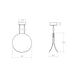 SONNEMAN Malibu Discs 14" 1-Light LED Satin White Dove Gray Pendant Light With 20' Cord Length