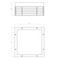 SONNEMAN Marue 7" 1-Light LED Square Textured Bronze Optical Acrylic Shade Surface Flush Mount Lighting