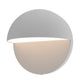SONNEMAN Mezza Cupola 5" 1-Light LED Textured Gray Aluminum Shade Wall Sconce