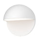 SONNEMAN Mezza Cupola 5" 1-Light LED Textured White Aluminum Shade Wall Sconce