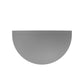 SONNEMAN Mezza Cupola 8" 1-Light LED Textured Gray Aluminum Shade Wall Sconce