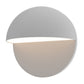 SONNEMAN Mezza Cupola 8" 1-Light LED Textured Gray Aluminum Shade Wall Sconce