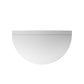 SONNEMAN Mezza Cupola 8" 1-Light LED Textured White Aluminum Shade Wall Sconce