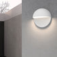 SONNEMAN Mezza Vetro 5" 1-Light LED Textured White Glass Shade Wall Sconce