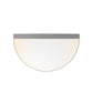 SONNEMAN Mezza Vetro 8" 1-Light LED Textured Gray White Glass Shade Wall Sconce