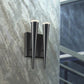 SONNEMAN Micro Cone 2-Light LED Satin Black Optical Acrylic Shade Double Wall Sconce