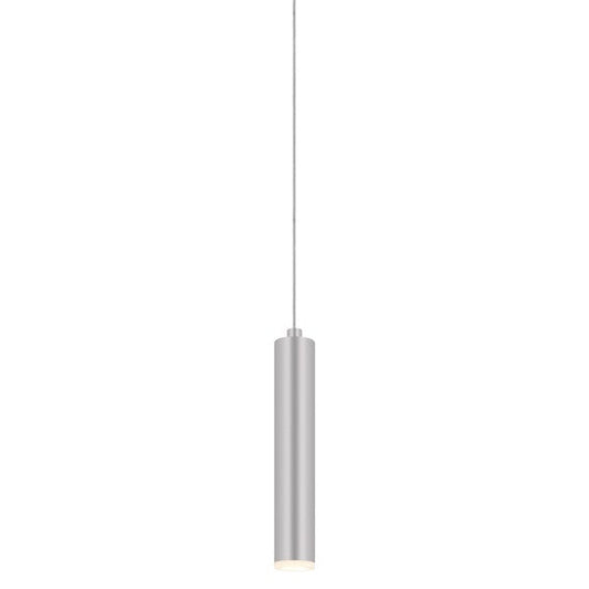 SONNEMAN Micro Tube LED Bright Satin Aluminum Optical Acrylic Shade Single Pendant Light