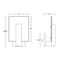 SONNEMAN Midtown Integral LED Short Textured White Etched Glass Shade Wall Sconce