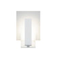 SONNEMAN Midtown Integral LED Short Textured White Etched Glass Shade Wall Sconce