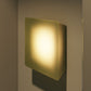 SONNEMAN Mist 1-Light LED Textured White Moss Etched Glass Diffuser Shade Square Wall Sconce