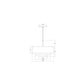 SONNEMAN Modern Tiers 12" 1-Light Brass Flat Metal Shade Pendant Light