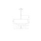 SONNEMAN Modern Tiers 16" 1-Light Brass Flat Metal Shade Pendant Light
