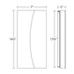 SONNEMAN Nami Integral LED Textured Gray Aluminum With Optical Acrylic Shade Wall Sconce