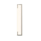 SONNEMAN New Edge 24" 1-Light LED Satin Nickel White Etched Glass Shade Vanity Bath Bar Lighting