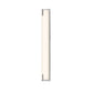 SONNEMAN New Edge 32" 1-Light LED Polished Chrome White Etched Glass Shade Vanity Bath Bar Lighting