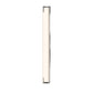 SONNEMAN New Edge 40" 1-Light LED Polished Chrome White Etched Glass Shade Vanity Bath Bar Lighting