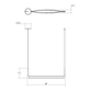 SONNEMAN Ola 28" 1-Light LED Single Liner Satin Black Linear Suspension Pendant Light