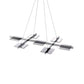 SONNEMAN Panels 7-Light LED Rectangle Polished Chrome Pendant Light