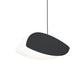SONNEMAN Papillons 1-Light LED Satin Black Metal Shade Standard Single Pendant Light