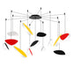 SONNEMAN Papillons 13-Light LED Swag Chandelier With Assorted Shade Finish
