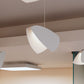 SONNEMAN Papillons 24-Light LED Swag Chandelier With Satin White Shade Finish