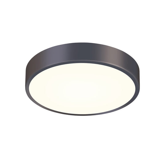 SONNEMAN Pi 12" Round LED Black Bronze Metal and Acrylic Shade Surface Flush Mount Lighting