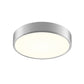 SONNEMAN Pi 12" Round LED Bright Satin Aluminum Metal and Acrylic Shade Surface Flush Mount Lighting