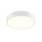 SONNEMAN Pi 12" Round LED Textured White Metal and Acrylic Shade Surface Flush Mount Lighting