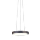 SONNEMAN Pi 16" LED 3000K Black Bronze Round Pendant Light With 6' Cord Length