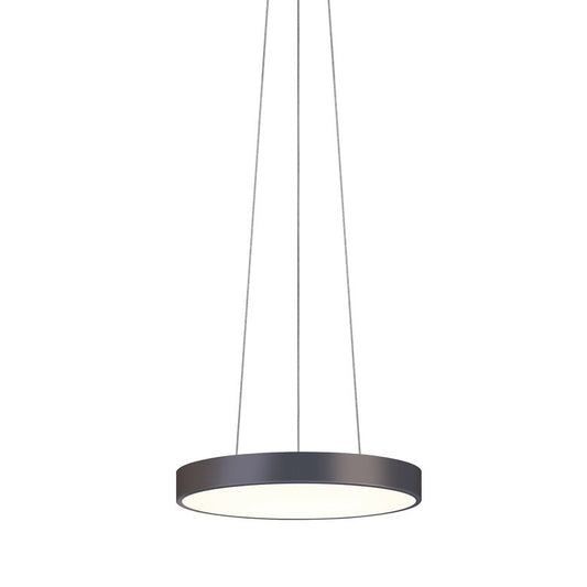 SONNEMAN Pi 16" LED 3000K Black Bronze Round Pendant Light With 6' Cord Length