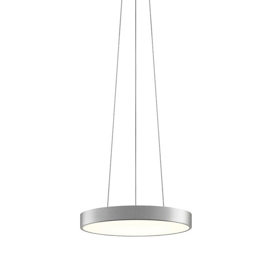 SONNEMAN Pi 16" LED 3000K Bright Satin Aluminum Round Pendant Light With 20' Cord Length