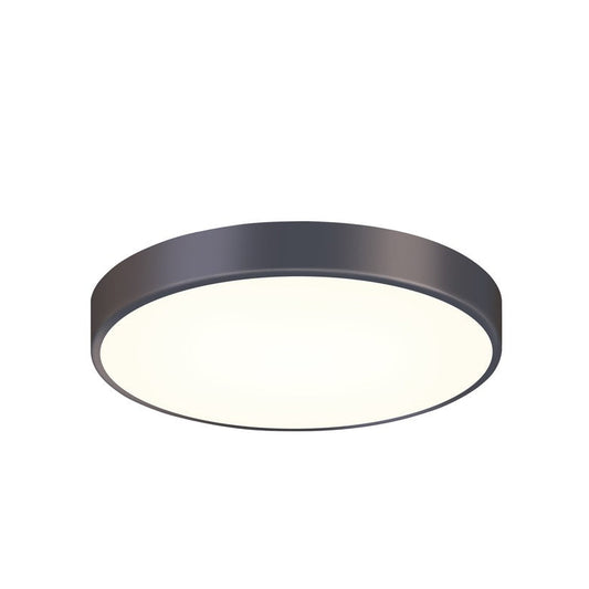 SONNEMAN Pi 16" Round LED Black Bronze Metal and Acrylic Shade Surface Flush Mount Lighting