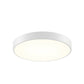 SONNEMAN Pi 16" Round LED Textured White Metal and Acrylic Shade Surface Flush Mount Lighting