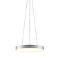 SONNEMAN Pi 20" LED 3000K Bright Satin Aluminum Round Pendant Light With 6' Cord Length
